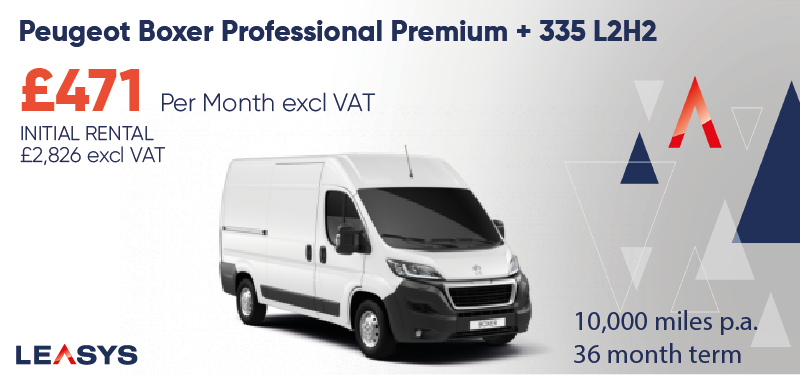 PEUGEOT BOXER 2.2 BlueHDi H2 Professional Premium+ Van 140ps PEUGEOT BOXER 2.2 BlueHDi H2 Professional Premium+ Van 140ps